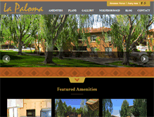 Tablet Screenshot of lapaloma-apartments.com